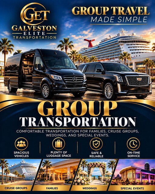 Black Sprinter and Escalade for comfortable group travel